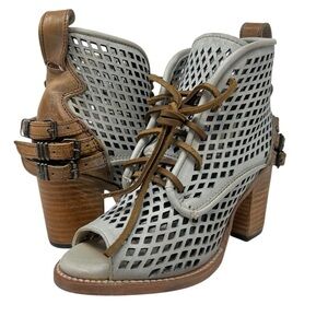 Freebird by Steven Tan and Gray Heeled Boots